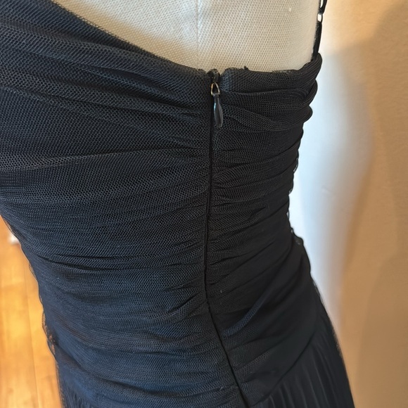 Vintage Betsey Johnson Black Tulle Dress, Midi, Pleated, Size 8, EUC! Hoco!! - Picture 5 of 11